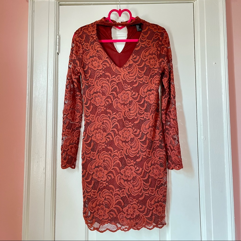 forever 21 lace choker dress